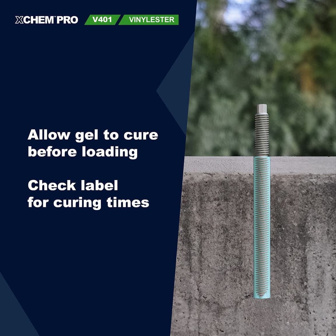 Xchem installation animation 1:1 format — social media feed