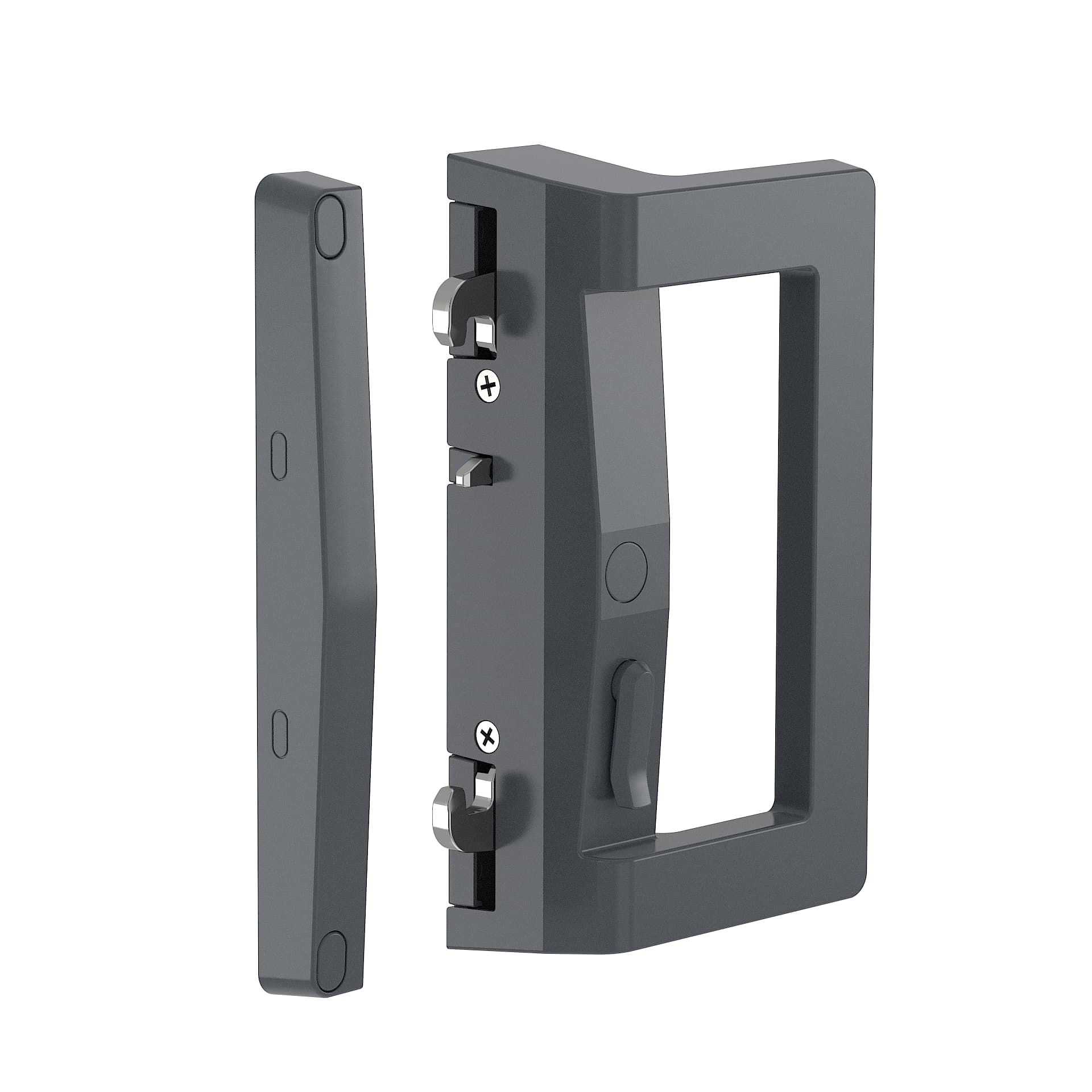Gunmetal finish